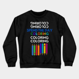 Coloring Colorist Crewneck Sweatshirt